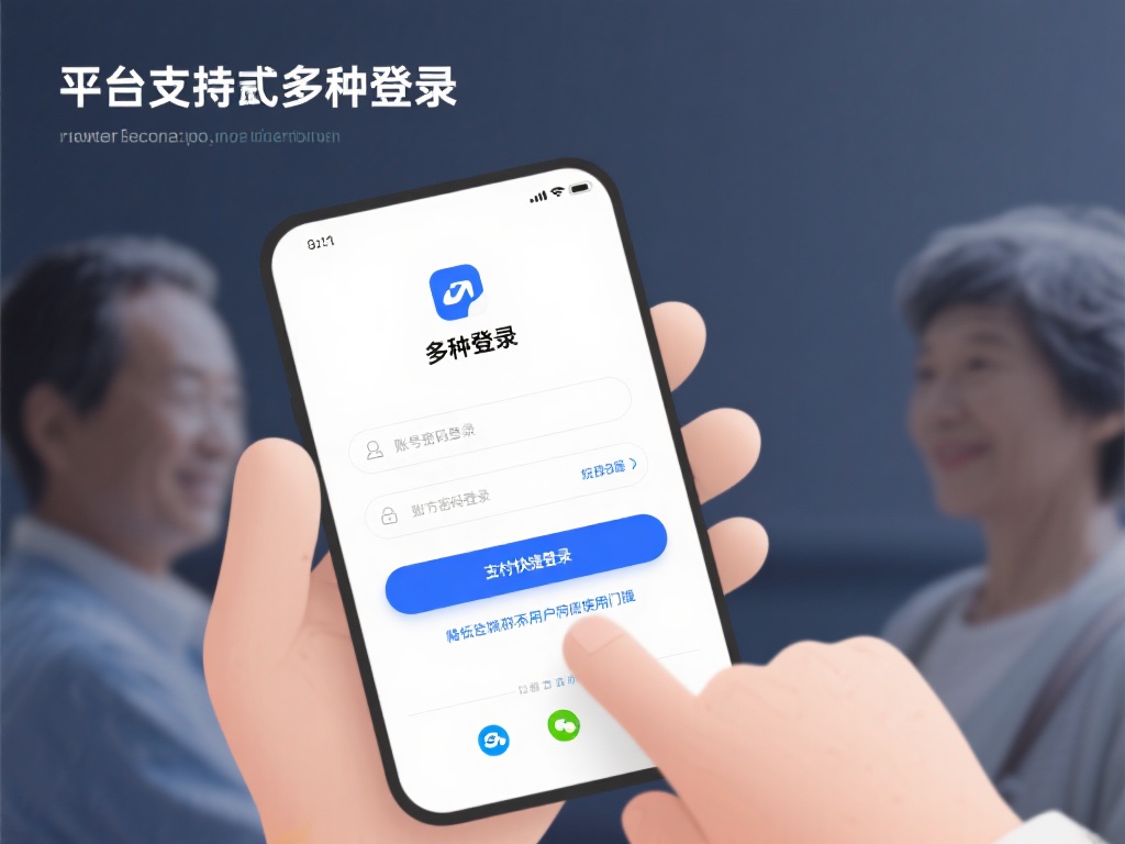 此外，平台还支持多种登录方式，包括账号密码登录和第